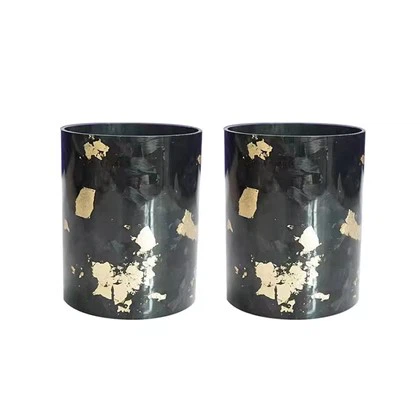 צינור דפוס מזויף סיבי פחמן זהב