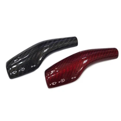 חיפוי כיסוי ידית מגבים של טסלה סיבי פחמן